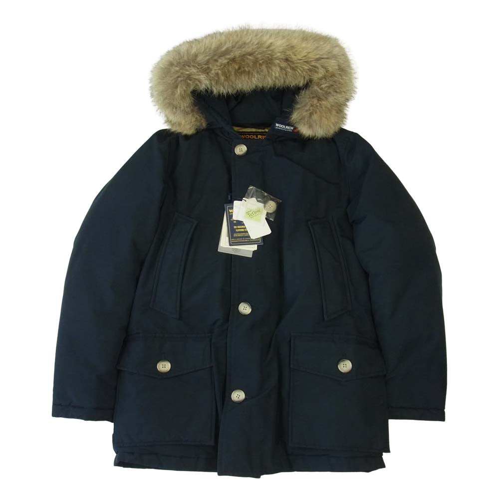 WOOLRICH ウールリッチ WOCPS1985  カナダ製 ARCTIC PARKA ML アークティックパーカ ダウンジャケット ネイビー系 XS【中古】