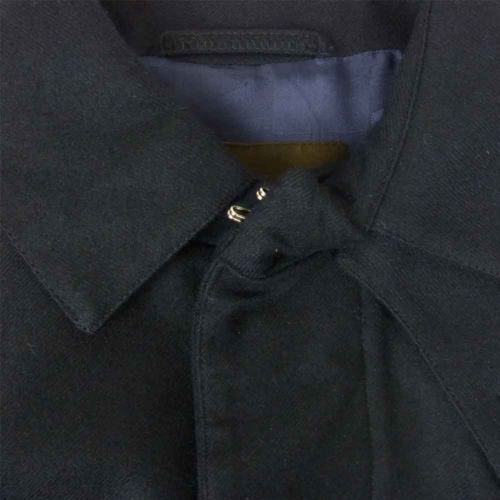 Mackintosh マッキントッシュ 国内正規品 dunkeld ダンケルド ウール ステンカラー コート ネイビー系 36【美品】【中古】