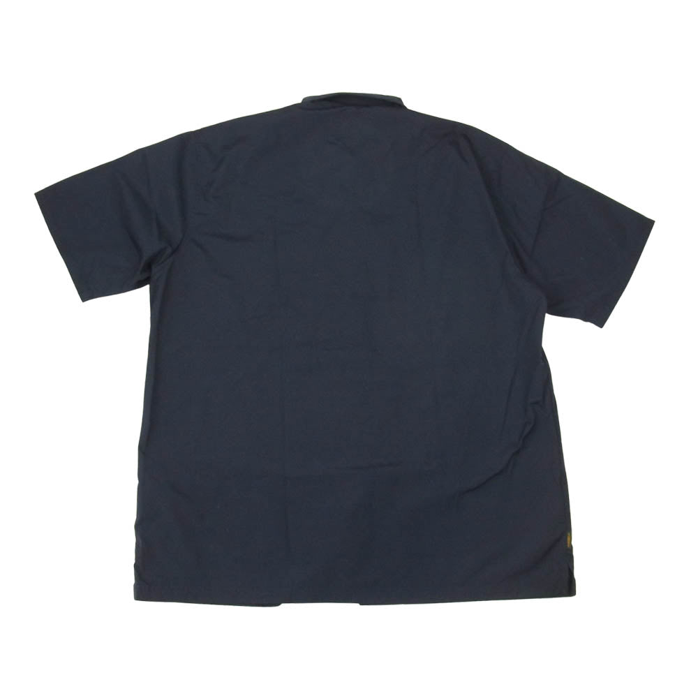 NEIGHBORHOOD ネイバーフッド 20SS 201TSNH-SHM12 CLASSIC WORK/EC-SHIRT.SS 半袖 ワーク シャツ ネイビー系 XL【中古】