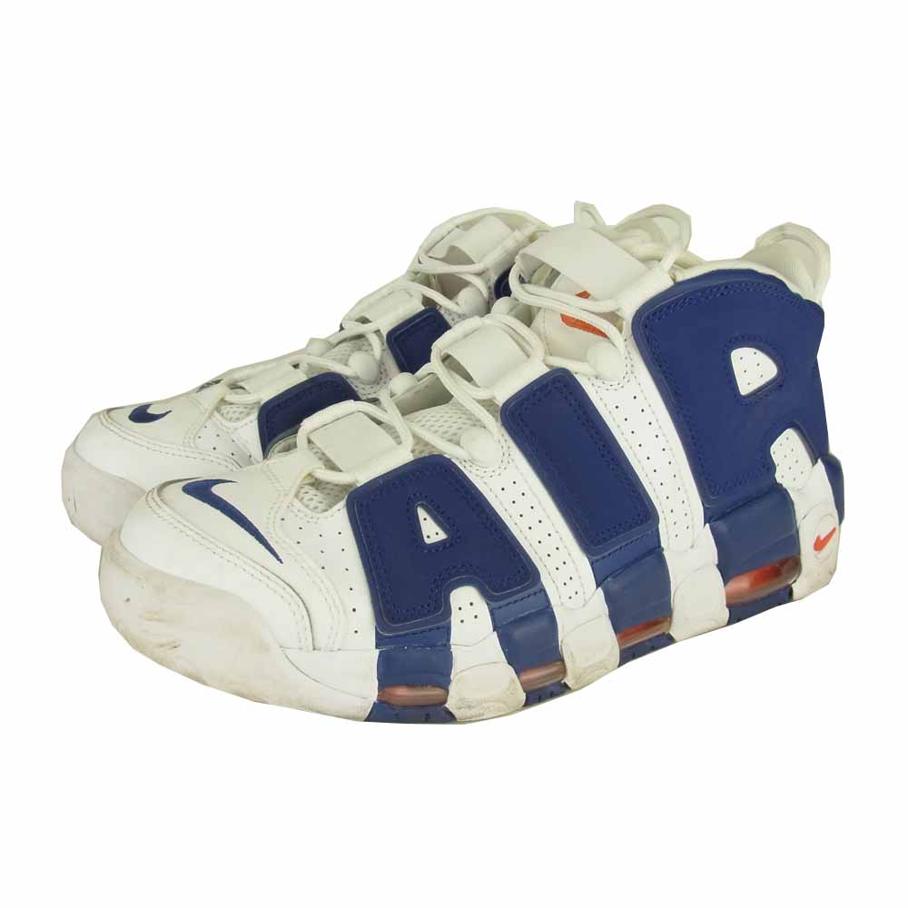 NIKE ナイキ 921948-101 AIR MORE UPTEMPO エア モア アップテンポ スニーカー ホワイト系 ネイビー系 28㎝【中古】