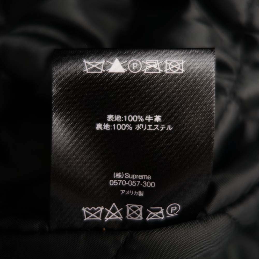 Supreme シュプリーム 20AW × Vanson Leathers Worn Leather Jacket バンソン レザー ジャケット ブルゾン Brown L【新古品】【未使用】【中古】
