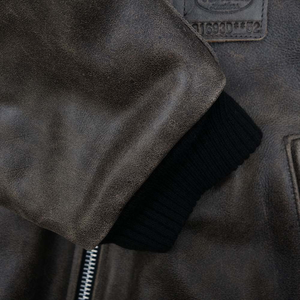 Supreme シュプリーム 20AW × Vanson Leathers Worn Leather Jacket バンソン レザー ジャケット ブルゾン Brown L【新古品】【未使用】【中古】