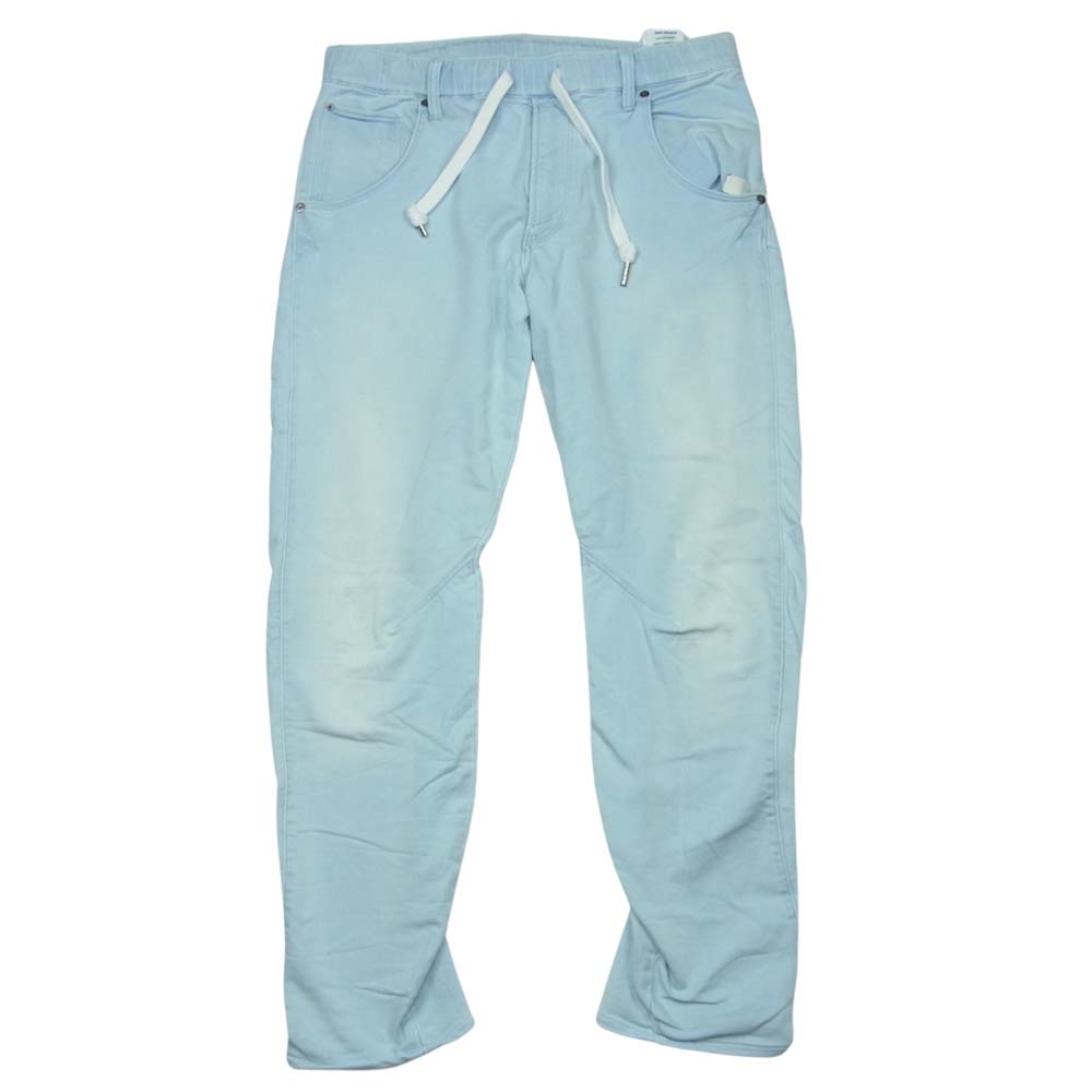 G-STAR ジースター ダメージ スウェット デニム パンツ 中国製 インディゴブルー系 W30 L32【中古】