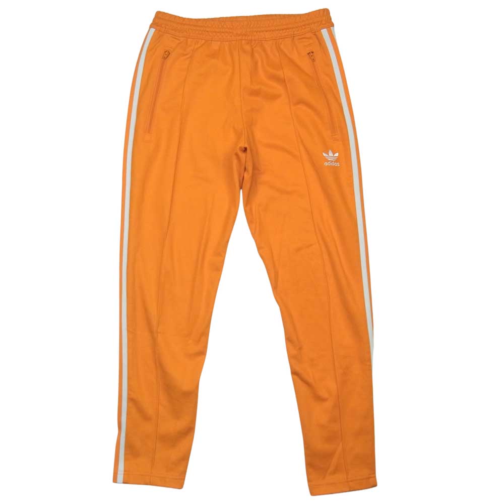 adidas アディダス DH5819 ベッケンバウアー トラック パンツ コットン ポリエステル 中国製 オレンジ系 M【中古】