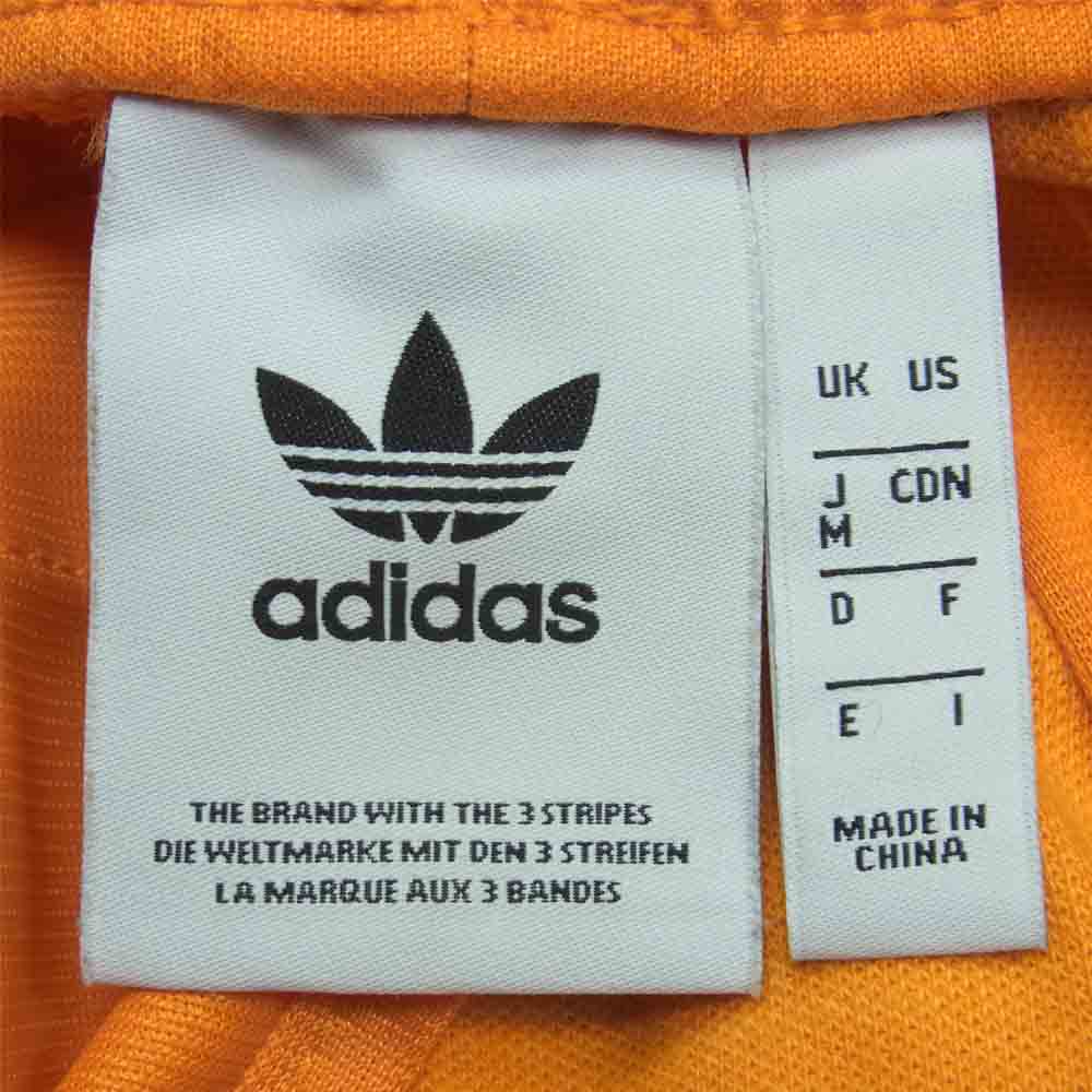 adidas アディダス DH5819 ベッケンバウアー トラック パンツ コットン ポリエステル 中国製 オレンジ系 M【中古】
