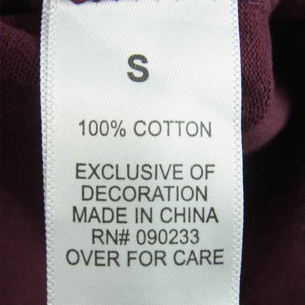 FEAR OF GOD フィアオブゴッド ESSENTIALS エッセンシャルズ バックロゴ プリント 長袖 Tシャツ パープル系 S【中古】