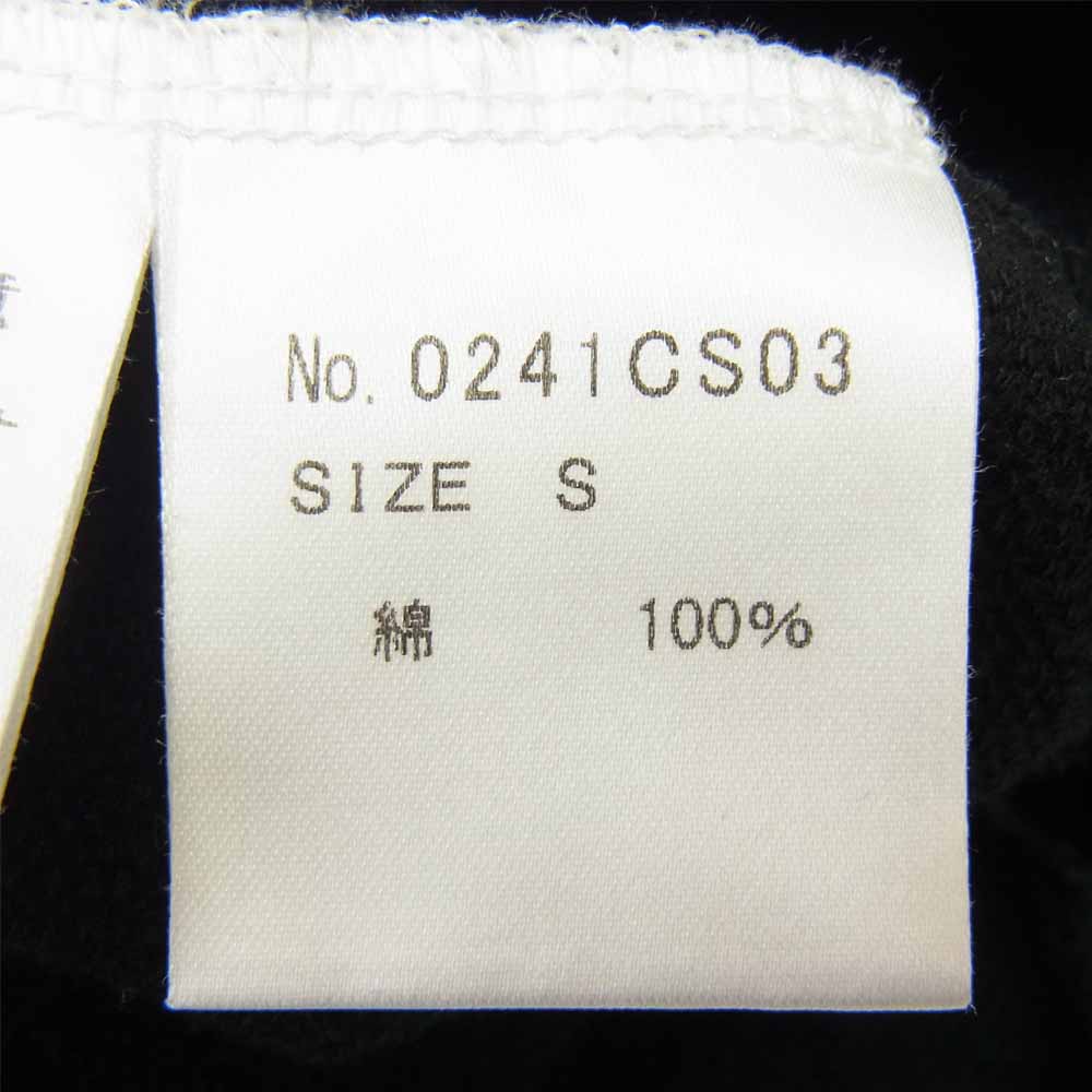 HYSTERIC GLAMOUR ヒステリックグラマー 0241CS03 ダメージ加工 ガールプリント スウェット ブラック系 S【中古】