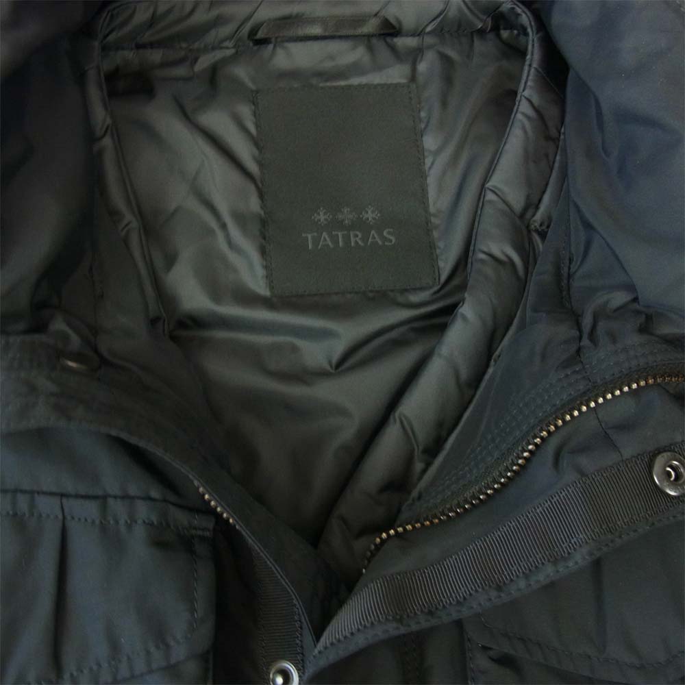 TATRAS タトラス MTA18S4544 BORBONE ボルボネ インナーダウンベスト付き 3way M-65 ジャケット ブラック系 1【中古】