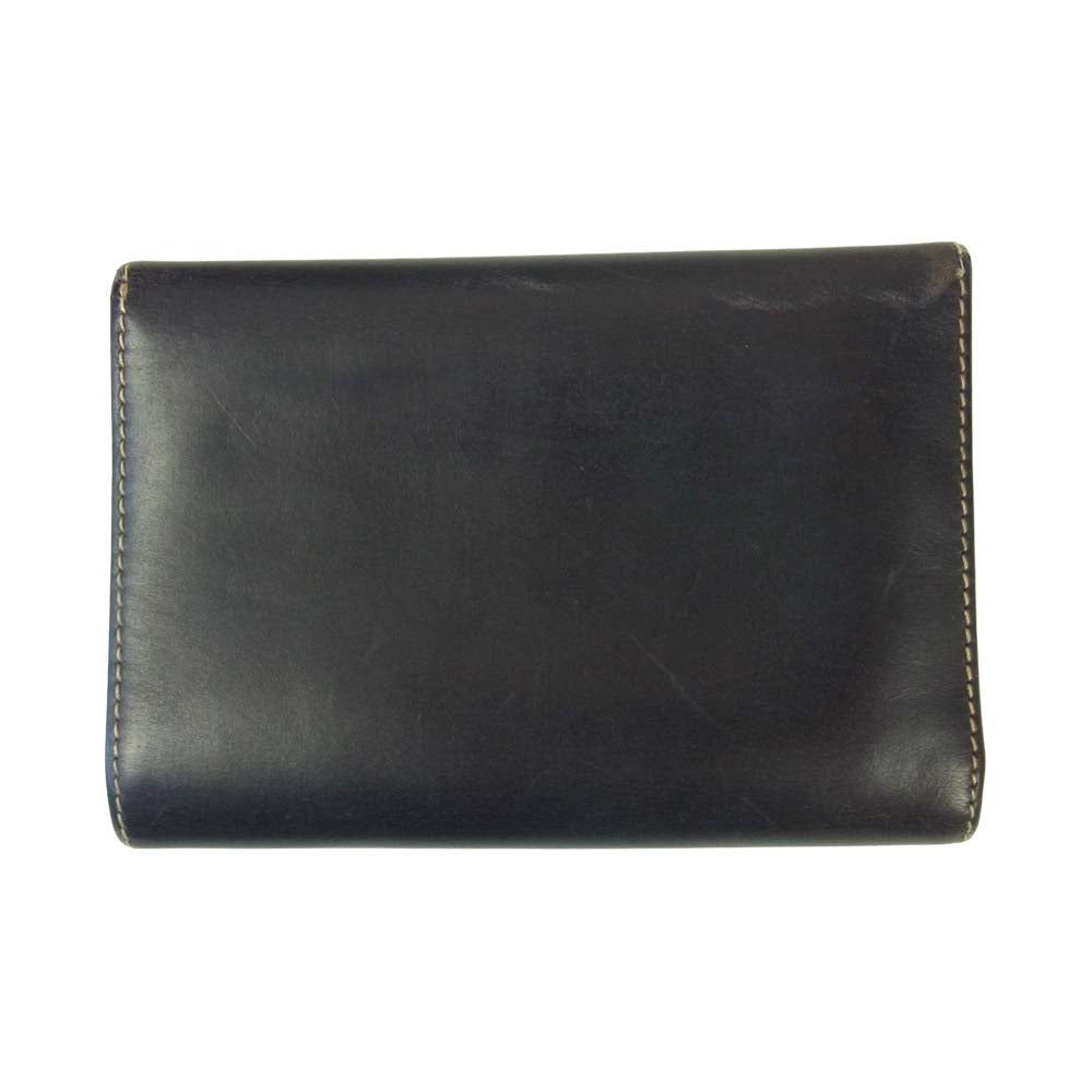 WHITE HOUSE COX ホワイトハウスコックス S7660 3FOLD WALLET BRIDLE ブライドルレザー ダークブラウン系【中古】