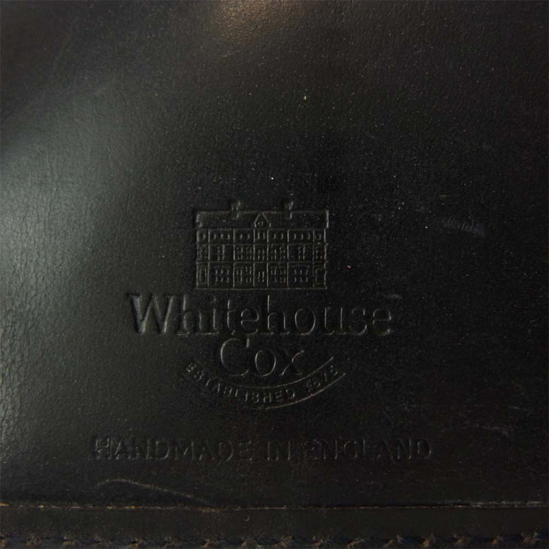 WHITE HOUSE COX ホワイトハウスコックス S7660 3FOLD WALLET BRIDLE ブライドルレザー ダークブラウン系【中古】