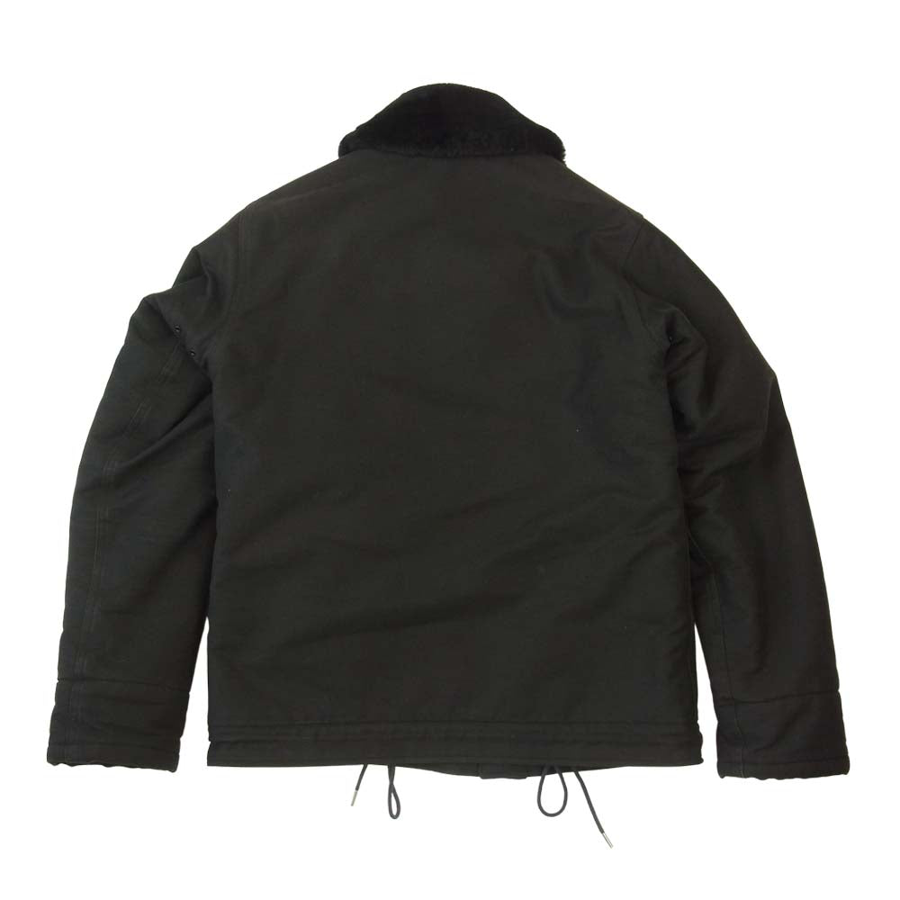 Buzz Rickson's バズリクソンズ BR13064 WILLIAM GIBSON ウィリアム ギブソン Black N-1 DECK HOOK デッキ フック ジャケット ブラック系 XS【中古】