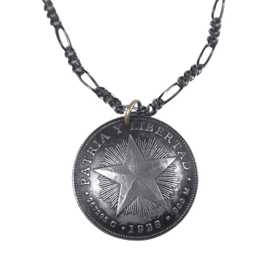 amp japan アンプジャパン シルバー コイン ネックレス シルバー系【中古】