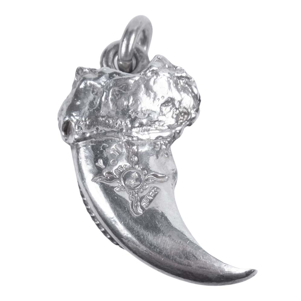 FIRST ARROW's ファーストアローズ ターコイズ ベアクロ― ペンダント トップ シルバー系【中古】