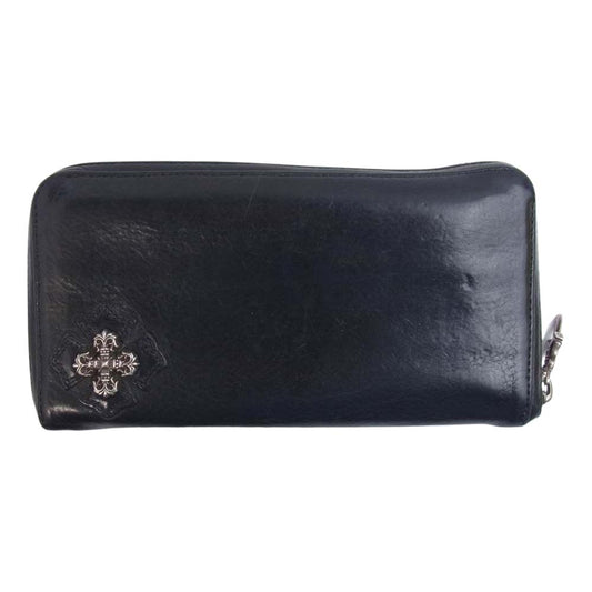 CHROME HEARTS クロムハーツ（原本無） REC F ZIP #2 フィリグリー ラウンドジップ ウォレット【中古】