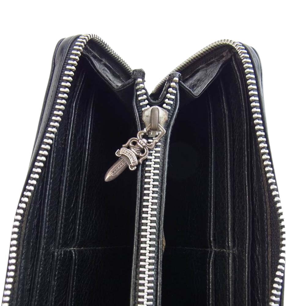 CHROME HEARTS クロムハーツ（原本無） REC F ZIP #2 フィリグリー ラウンドジップ ウォレット【中古】
