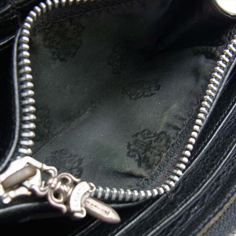 CHROME HEARTS クロムハーツ（原本無） REC F ZIP #2 フィリグリー ラウンドジップ ウォレット【中古】