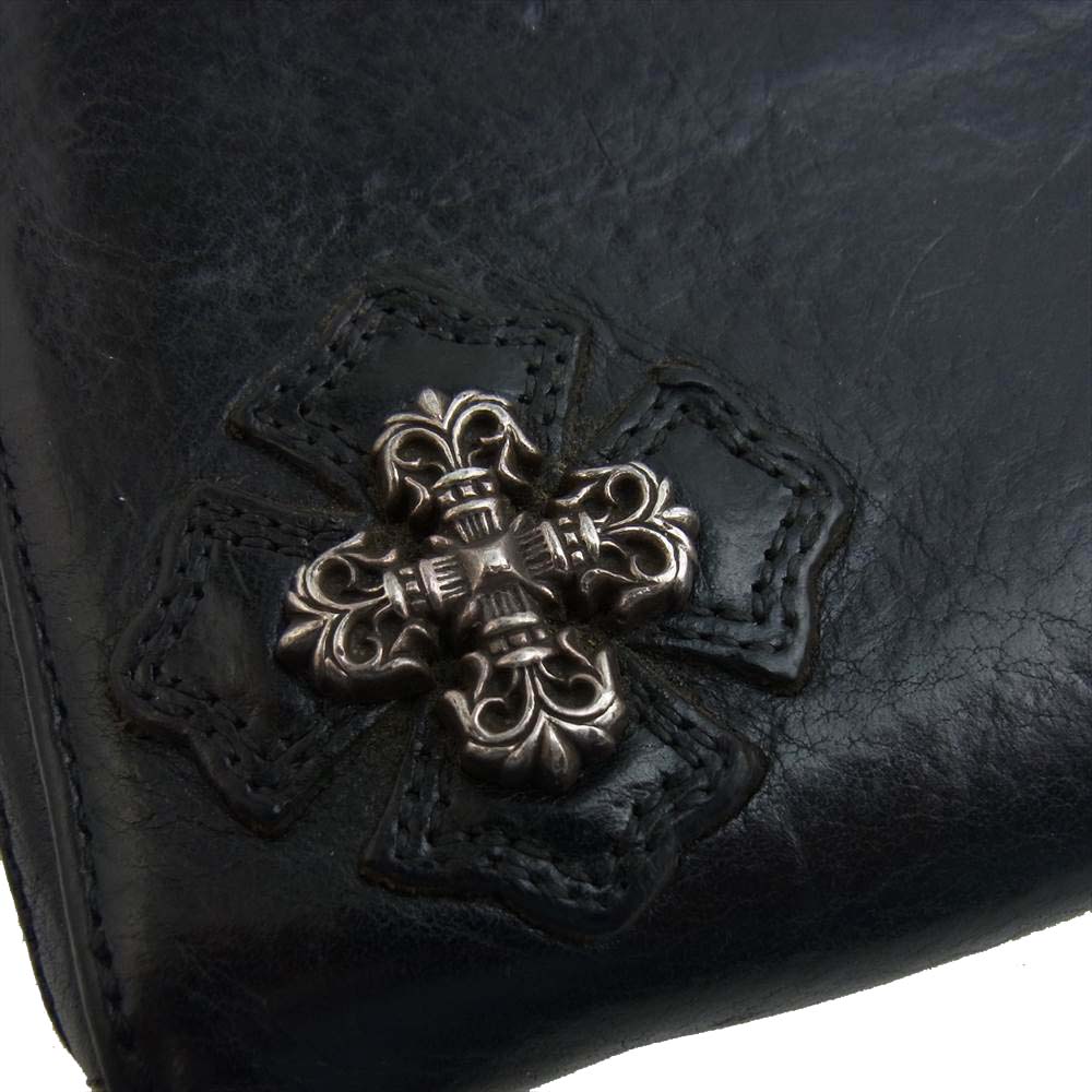 CHROME HEARTS クロムハーツ（原本無） REC F ZIP #2 フィリグリー ラウンドジップ ウォレット【中古】