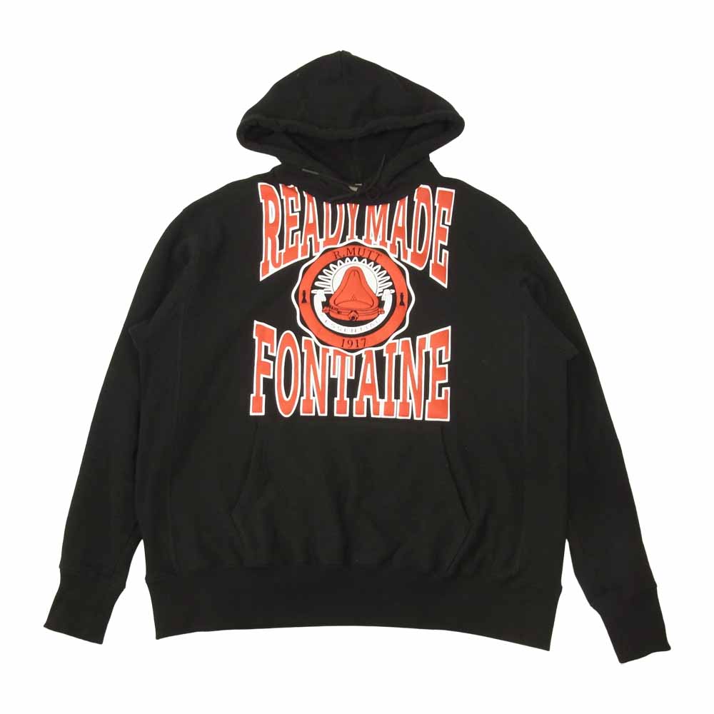 READY MADE レディメイド RE-CO-BK-00-00-195 HOODIE R.MUTT パーカー ブラック系 L【中古】