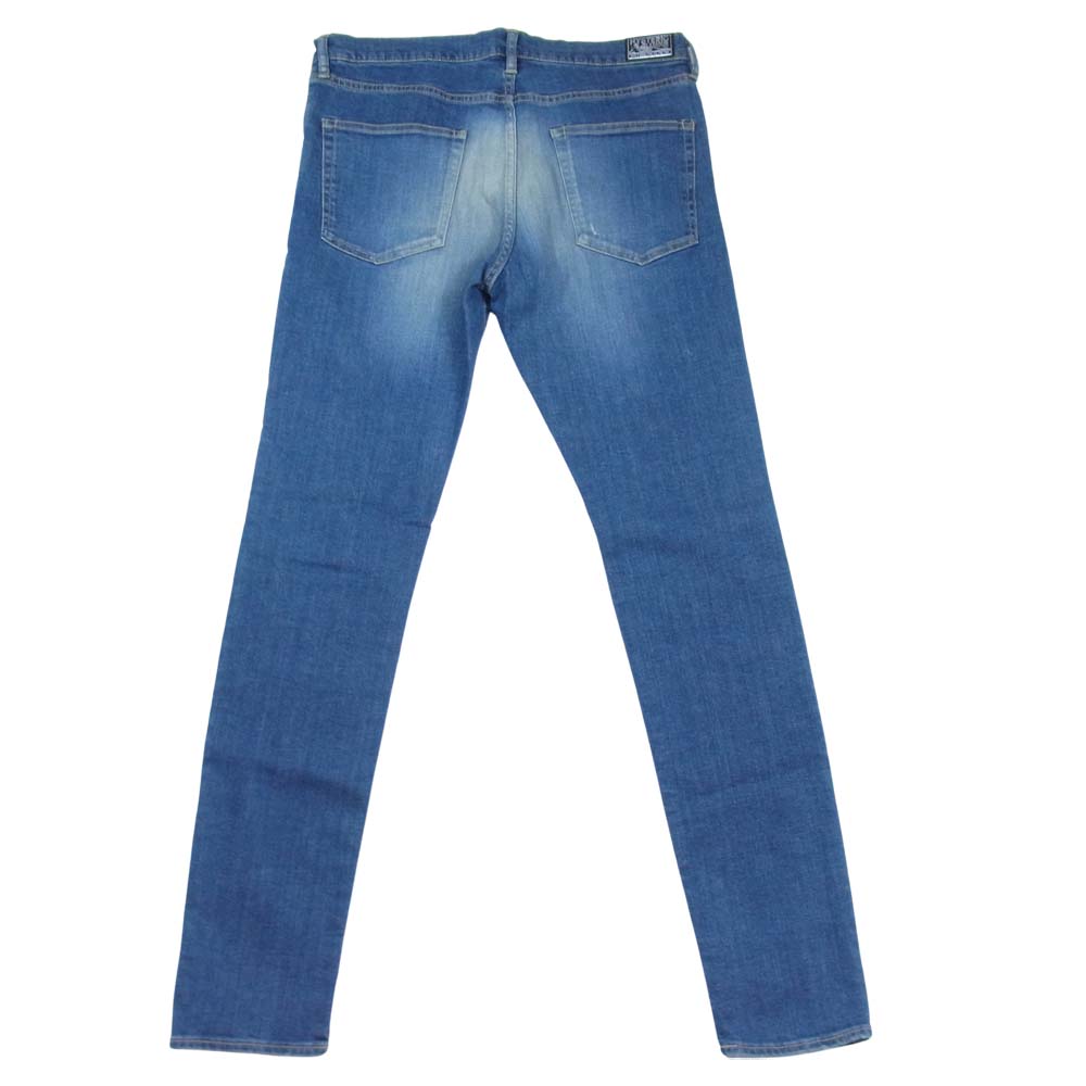 HYSTERIC GLAMOUR ヒステリックグラマー 0261AP14 KPR加工 ISKO スタッズ リペア リメイク デニム パンツ インディゴブルー系 34【美品】【中古】
