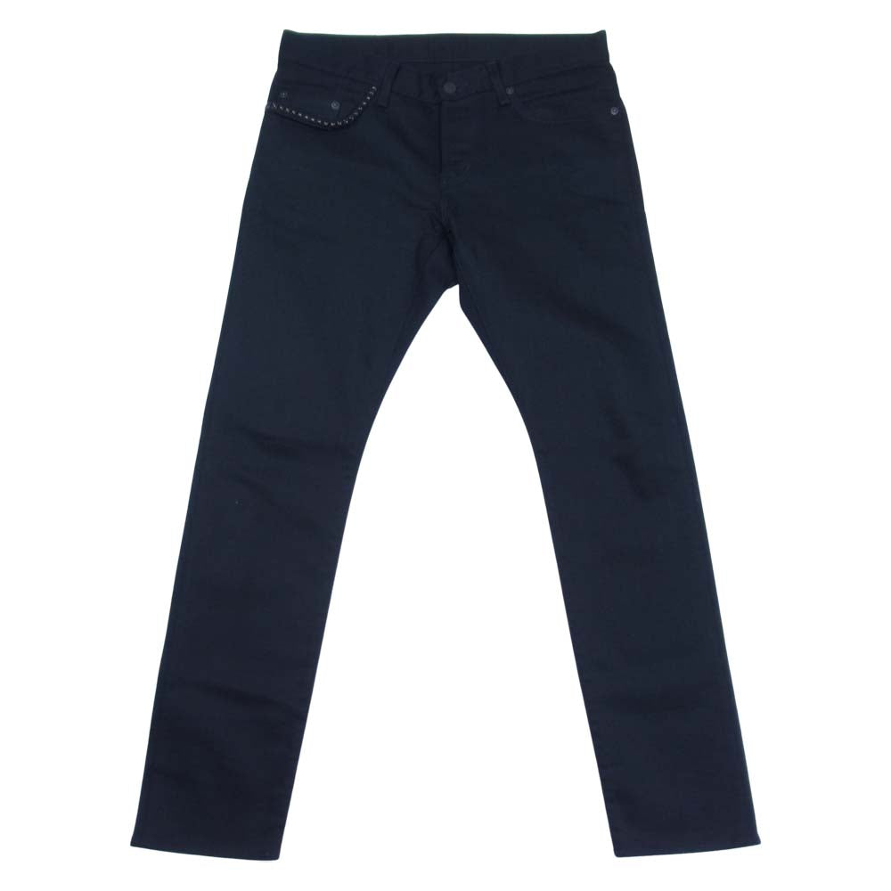 HYSTERIC GLAMOUR ヒステリックグラマー 0241AP20 スタッズ加工 ブラック デニム パンツ ブラック系 32【極上美品】【中古】