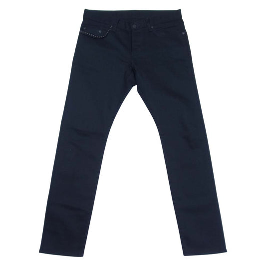 HYSTERIC GLAMOUR ヒステリックグラマー 0241AP20 スタッズ加工 ブラック デニム パンツ ブラック系 32【極上美品】【中古】