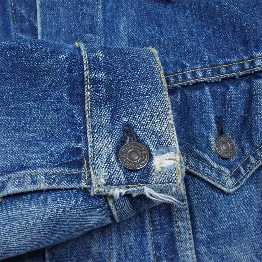 Levi's リーバイス 557 オリジナル ヴィンテージ ボタン裏D 60S 3rd デニム ジャケット インディゴブルー系 表記無し【中古】