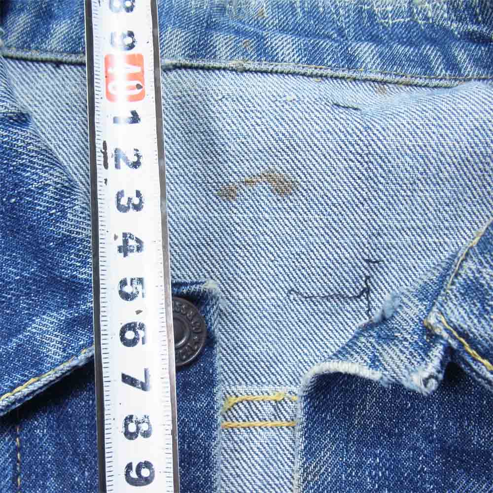 Levi's リーバイス 557 オリジナル ヴィンテージ ボタン裏D 60S 3rd デニム ジャケット インディゴブルー系 表記無し【中古】