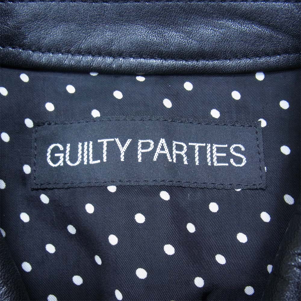 WACKO MARIA ワコマリア 牛革 裏地ドット シングル レザー ライダース