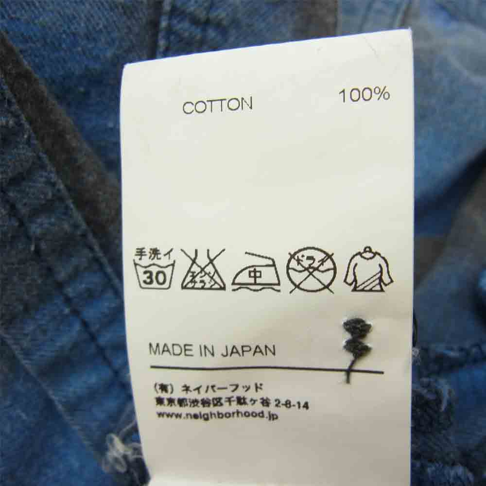 NEIGHBORHOOD ネイバーフッド 16SS 161ARNH-SHM04 B&C/C-SHIRT.LS チェック 長袖 シャツ ブルー系 M【中古】
