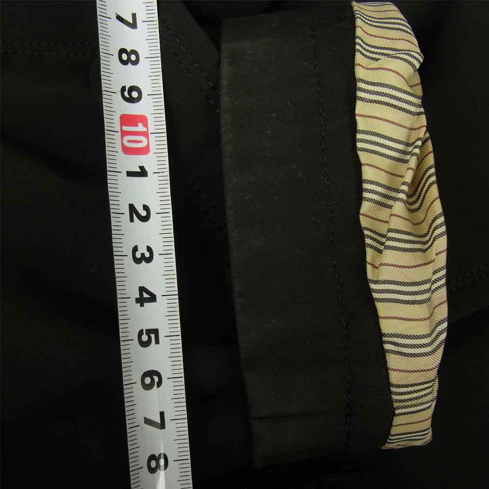 BURBERRY BLACK LABEL バーバリーブラックレーベル BMA03-003-09 裏地ノバチェック トレンチコート ブラック系 L【中古】