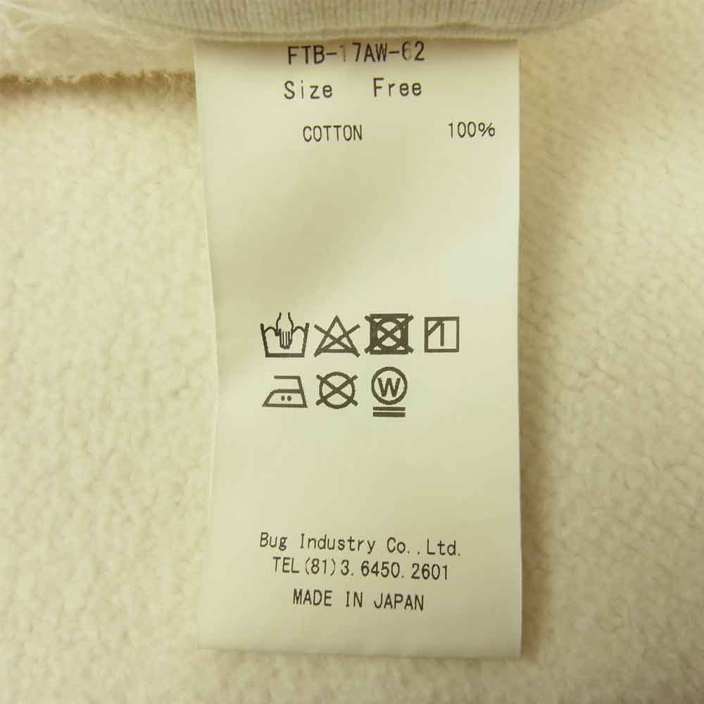 フィルザビル FOR UNITED ARROWS ユナイテッド アローズ スウェット プルオーバー パーカー ホワイト系 F【中古】