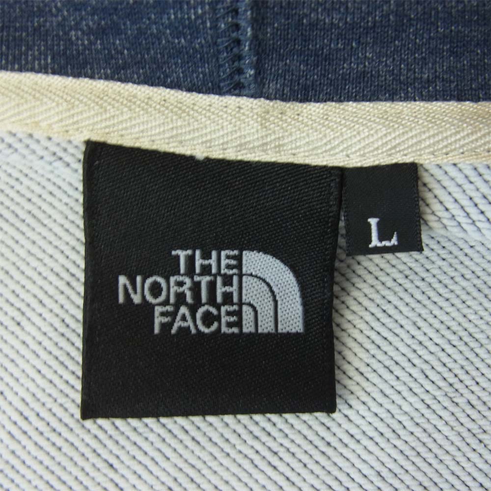 THE NORTH FACE ノースフェイス NT11753 Cordura Light Sweat Zip Hoodie コーデュラ ライト スウェット ジップ フーディ ネイビー系 L【中古】