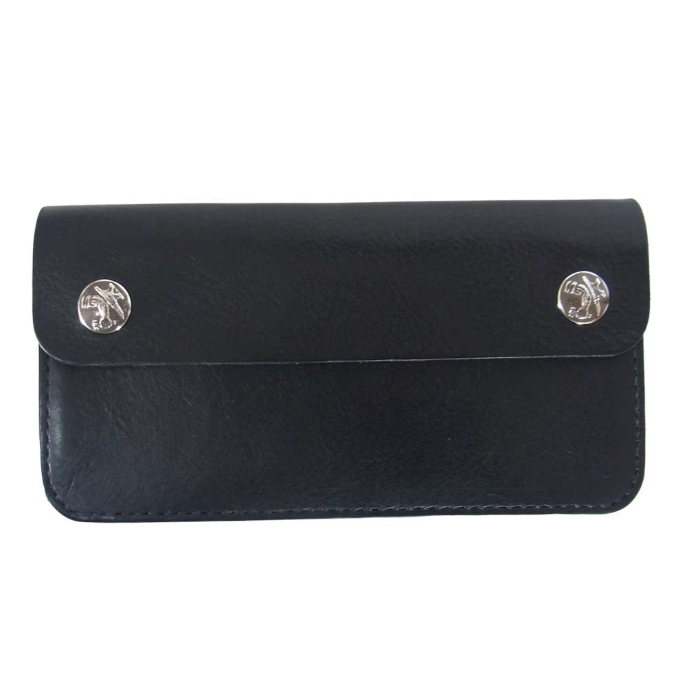 LYNCH SILVERSMITH リンチシルバースミス LNC708 DEVELOP BIKER WALLET バイカーウォレット MINERVA BOX ミネルバボックス レザー ブラック系【中古】