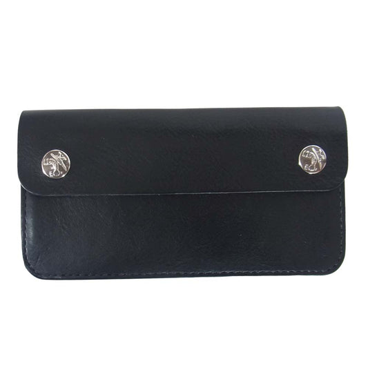 LYNCH SILVERSMITH リンチシルバースミス LNC708 DEVELOP BIKER WALLET バイカーウォレット MINERVA BOX ミネルバボックス レザー ブラック系【中古】