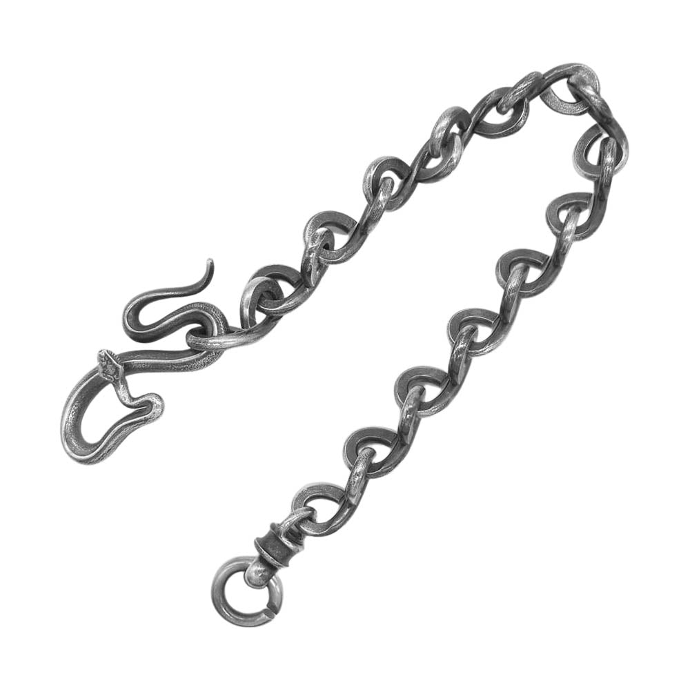 LYNCH SILVERSMITH リンチシルバースミス LNC611805407×13 SNAKE JOINT スネーク ジョイントWALLET CHAIN ウォレット チェーン シルバー系【中古】