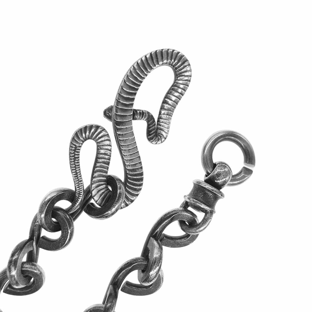 LYNCH SILVERSMITH リンチシルバースミス LNC611805407×13 SNAKE JOINT スネーク ジョイントWALLET CHAIN ウォレット チェーン シルバー系【中古】