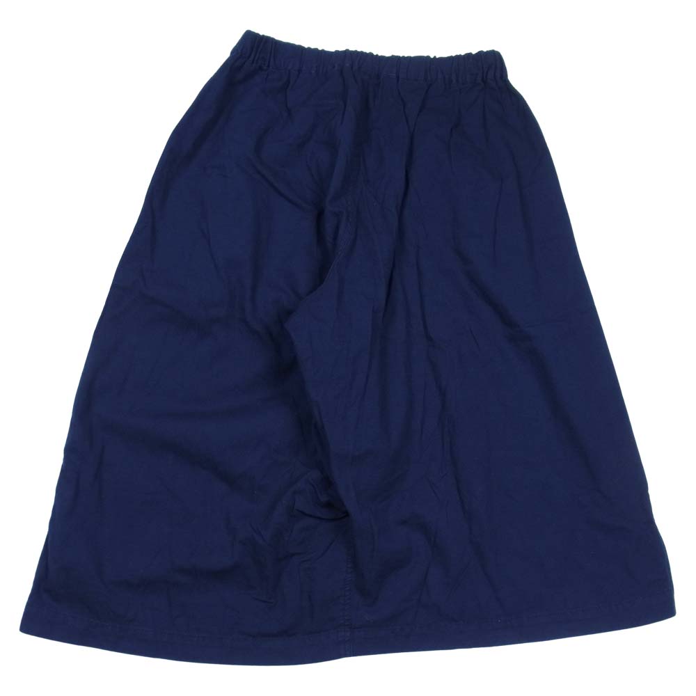 COMME des GARCONS コムデギャルソン BLACK AD2012 1I-P11 変形 穴あきスカート パンツ ネイビー系 XS【中古】