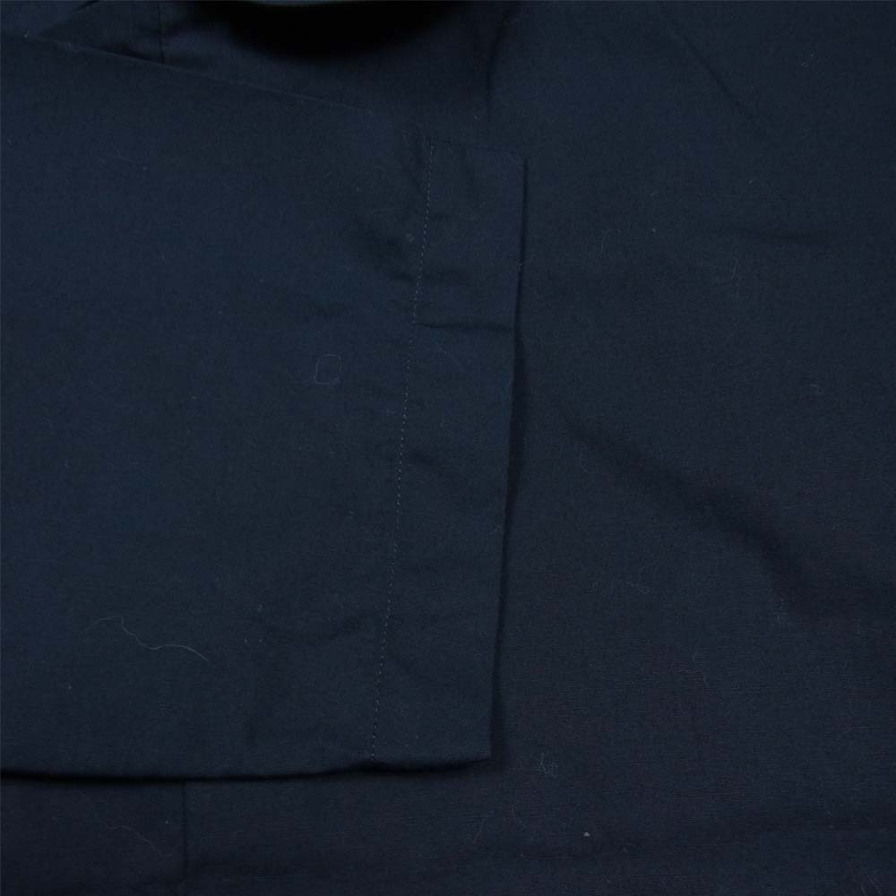 COMME des GARCONS コムデギャルソン SHIRT W19804 フランス製 丸襟 ラップ チャイナ シャツ ブラック系 S【中古】