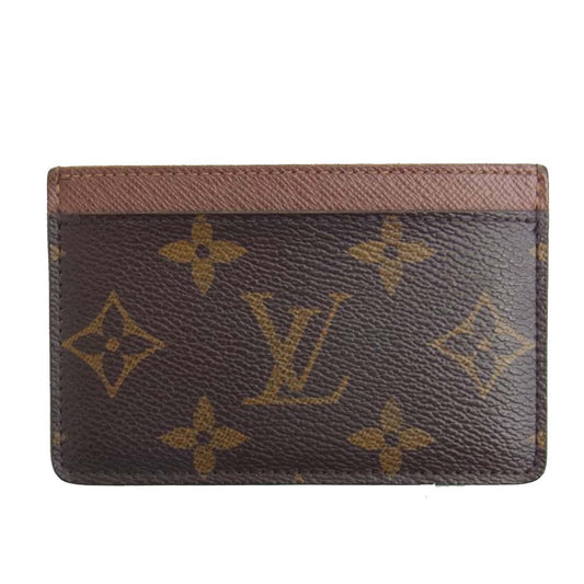LOUIS VUITTON ルイ・ヴィトン M61733 モノグラム ポルトカルト サーンプル 名刺入れ カードケース ブラウン系【中古】