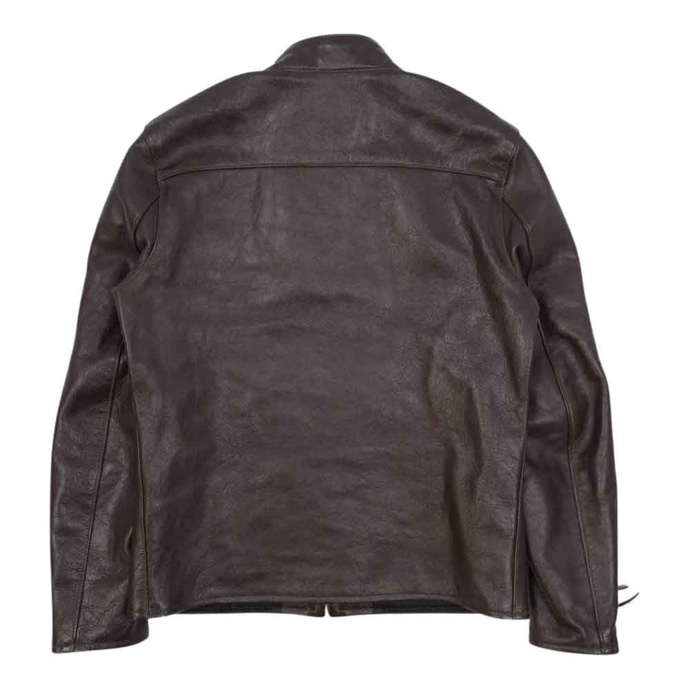 The REAL McCOY'S ザリアルマッコイズ BUCO J-100 ホースハイド レザー ライダース ジャケット ダークブラウン系 36【美品】【中古】