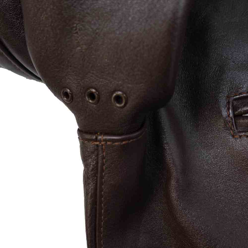 The REAL McCOY'S ザリアルマッコイズ BUCO J-100 ホースハイド レザー ライダース ジャケット ダークブラウン系 36【美品】【中古】
