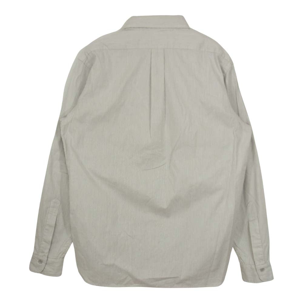 BONCOURA ボンクラ ボタンダウン シャツ コードレーン グレー系 40【中古】