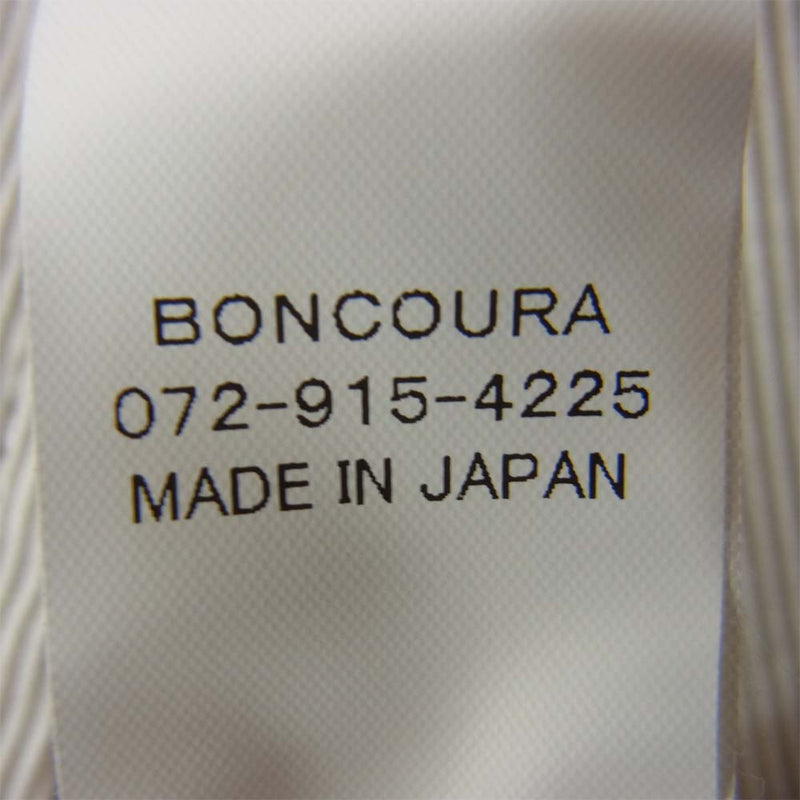 BONCOURA ボンクラ ボタンダウン シャツ コードレーン グレー系 40【中古】