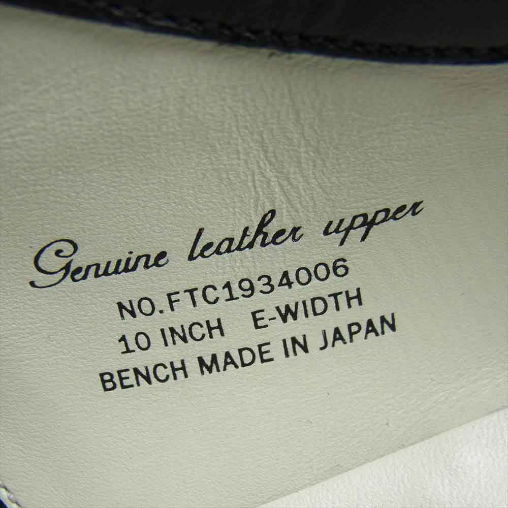 foot the coacher フットザコーチャー FS143406-I FRENCH STYLE BALMORAL モールトン10 ストレートチップ シューズ ブラック系 10INCH【中古】