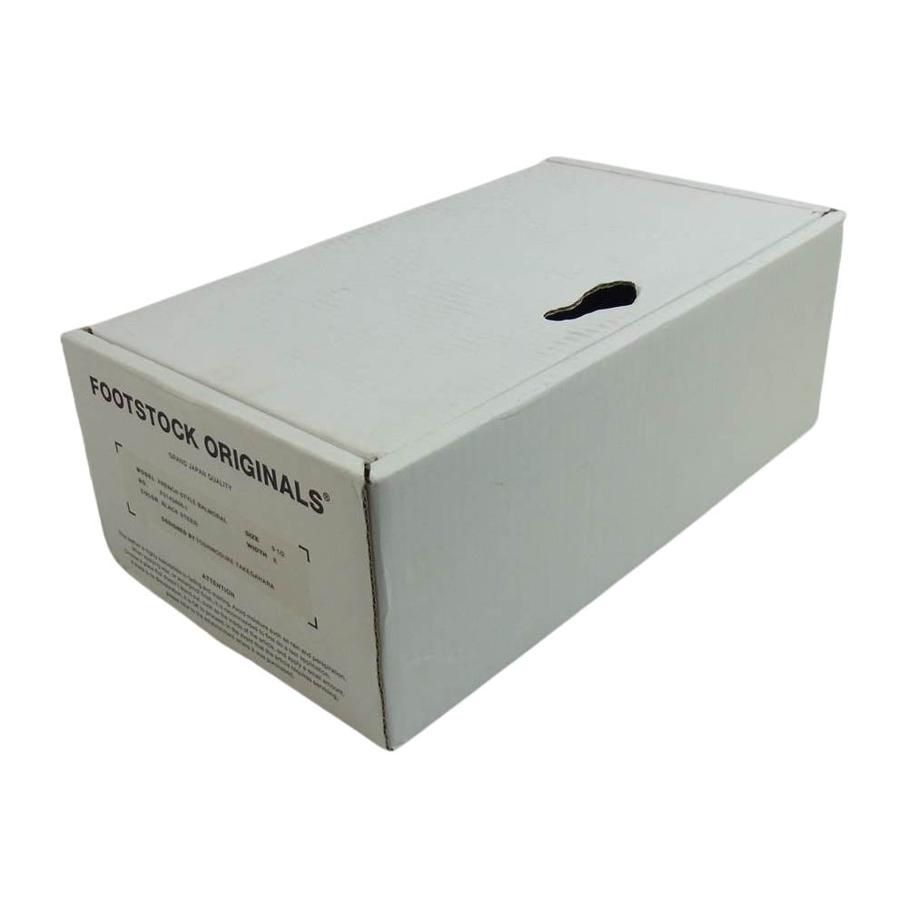 foot the coacher フットザコーチャー FS143406-I FRENCH STYLE BALMORAL モールトン10 ストレートチップ シューズ ブラック系 10INCH【中古】