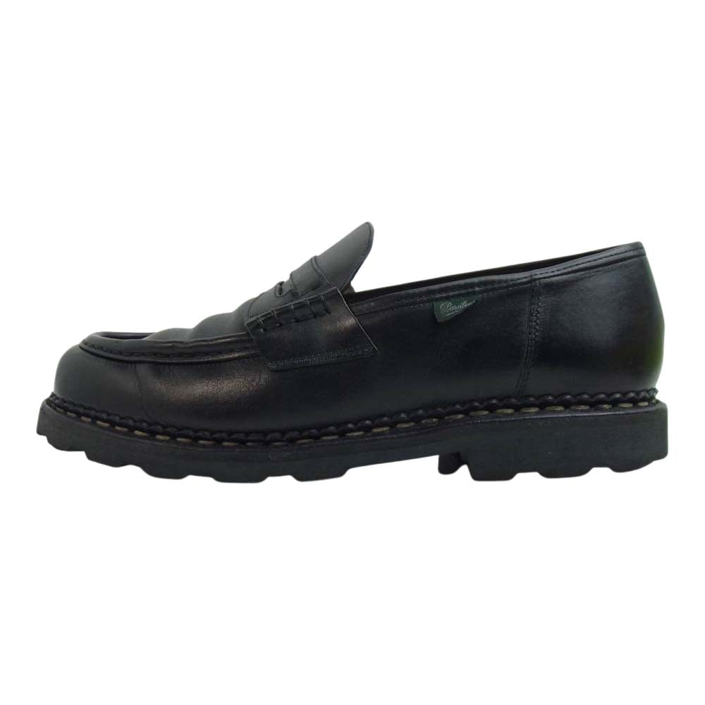Paraboot パラブーツ 099412 REIMS LIS NOIR リスレザー ランス ノワール コイン ローファー ブラック系 9.5【中古】