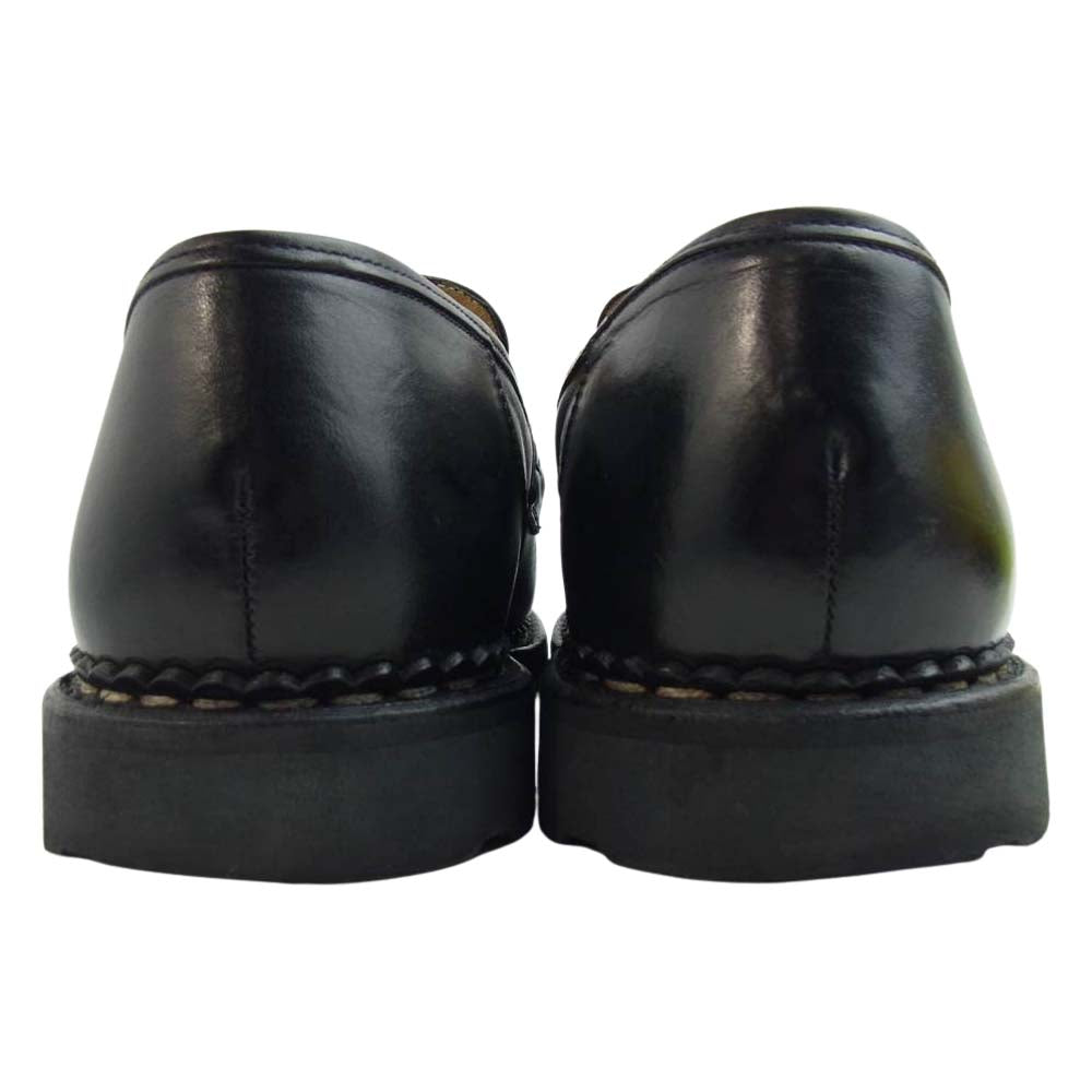 Paraboot パラブーツ 099412 REIMS LIS NOIR リスレザー ランス ノワール コイン ローファー ブラック系 9.5【中古】