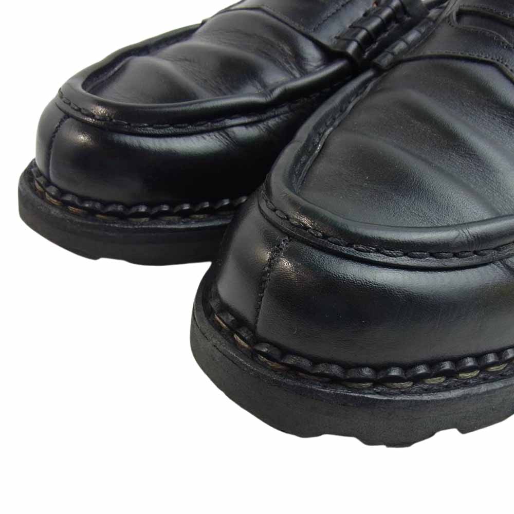 Paraboot パラブーツ 099412 REIMS LIS NOIR リスレザー ランス ノワール コイン ローファー ブラック系 9.5【中古】
