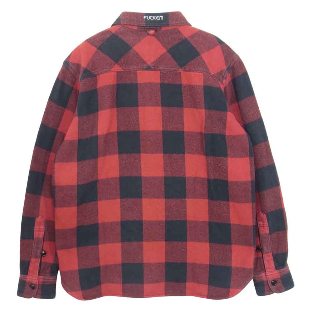 NEIGHBORHOOD ネイバーフッド 182ARNH-SHM01 LUMBERS / C-SHIRT.LS ブロックチェック 長袖 シャツ ネルシャツ レッド系 S【中古】
