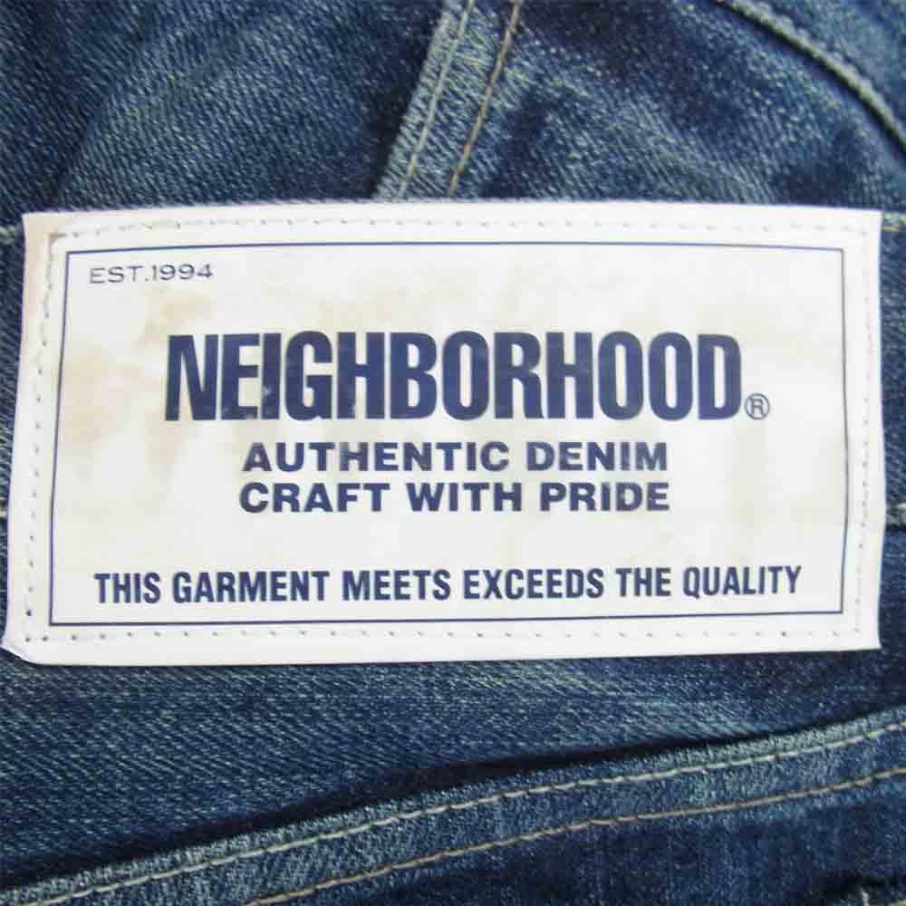 NEIGHBORHOOD ネイバーフッド 201XBNH-PTM12 WASHED DP NARROW / 14OZ-PT デニム パンツ インディゴブルー系 S【中古】